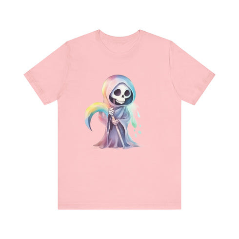 Cute Colorful Reaper - Short Sleeve Tee